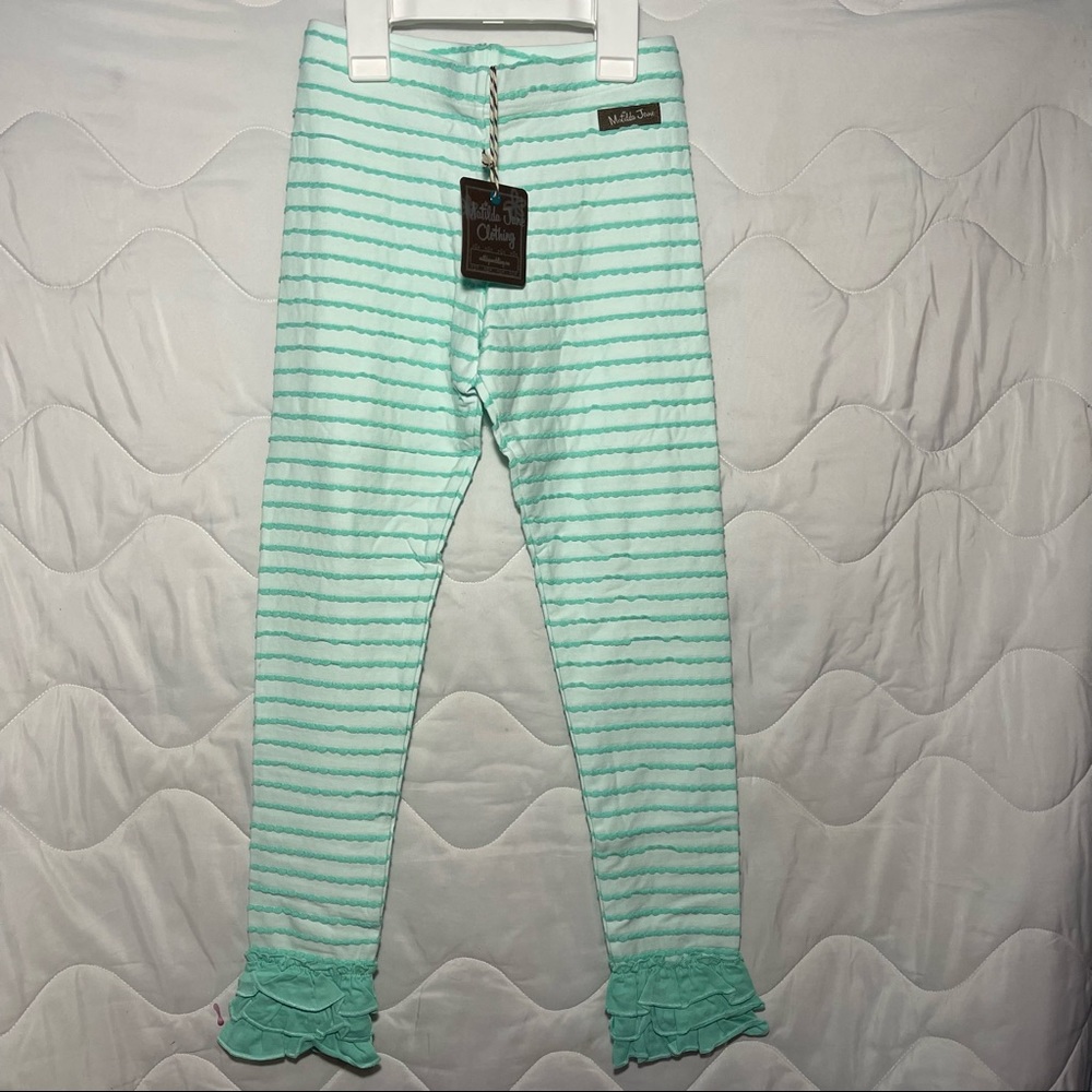 Matilda Jane Skipping Along Leggings The Adventure Begins SZ 8 NWT